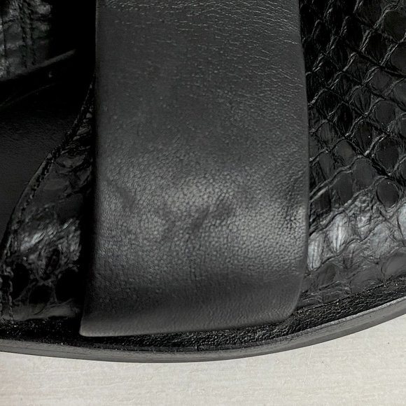 VINCE Mason 2 Landsnake Leather Flats #954 - Picture 11 of 12